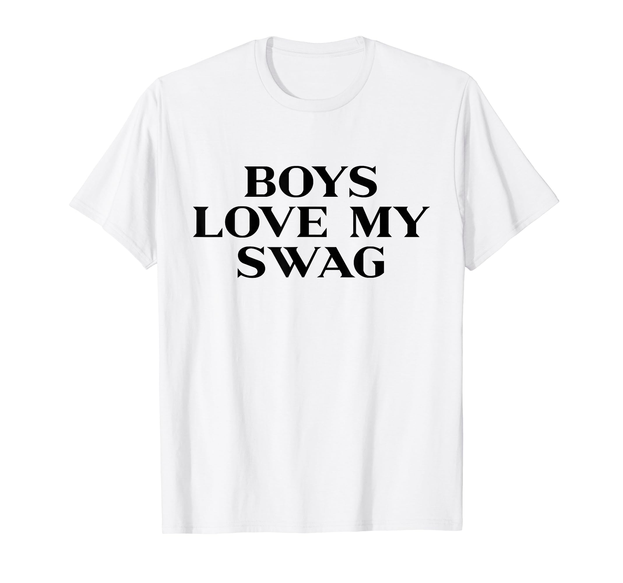 Amazon | Boys Love My Swag Y2k Aesthetic Trendy Slogan Streetwear